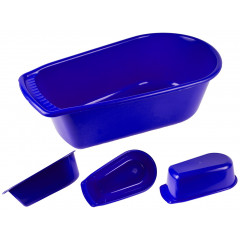 Ванночка 45л Глибока конус синій