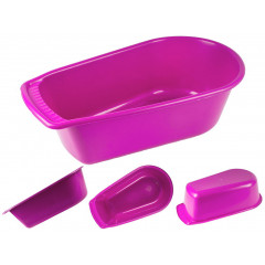 Ванночка 45л Глубокая конус розовый