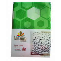 Штора Міранда TROY шестигранники зелена