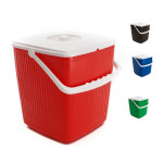 Відро 12л Гор для сміття з білою кришкою