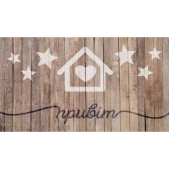 Коврик резина K-603-32-1 принт 90х60х0,12 