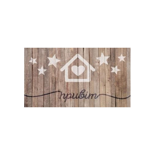 Коврик резина K-603-32-1 принт 90х60х0,12 