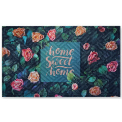 Коврик резина K-603-25 принт 90х60х0,12 home sweet home