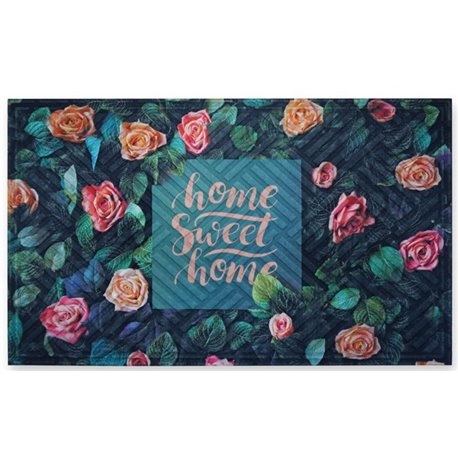 Коврик резина K-602-25 принт 75х45х0,4 home sweet home