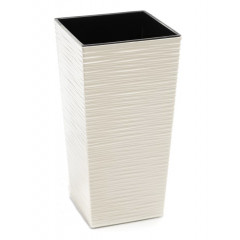 Вазон Финезия напольный долото 300х300  590 кремовый