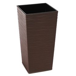 Вазон Финезия напольный долото 190х190  588 мокко