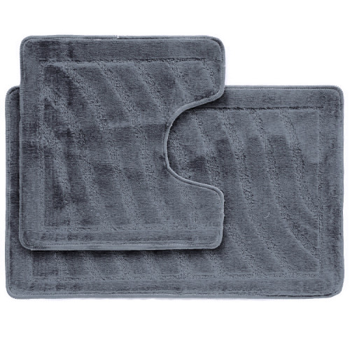 Килимок 2-й 50х80 турция сірий