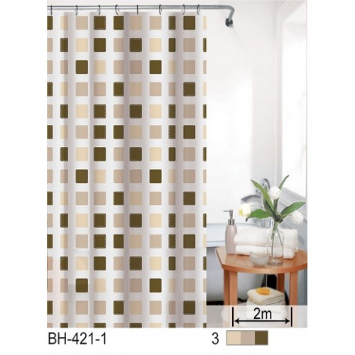 Штора Ефіопія 81064 BH-421-1 Бежеві квадрати