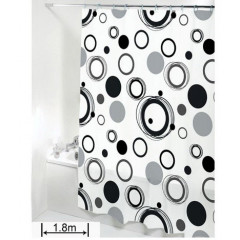 Штора Ефіопія 81060 Hx-802 Чорно-білі овали