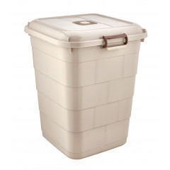 Бак Tetris 5112 06 квадратный с защёлками 55л 39,5х40х52см