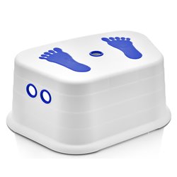 Табурет детский подставка 3165 01 Стопы 37х26х15см голубой