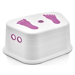 Табурет-драбинка 3165 02 2 сходинки рожевий