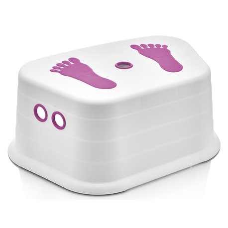 Табурет детский подставка 3165 01 Стопы 37х26х15см розовый