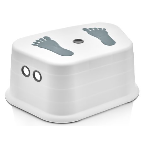 Табурет детский подставка 3165 01 Стопы 37х26х15см белый