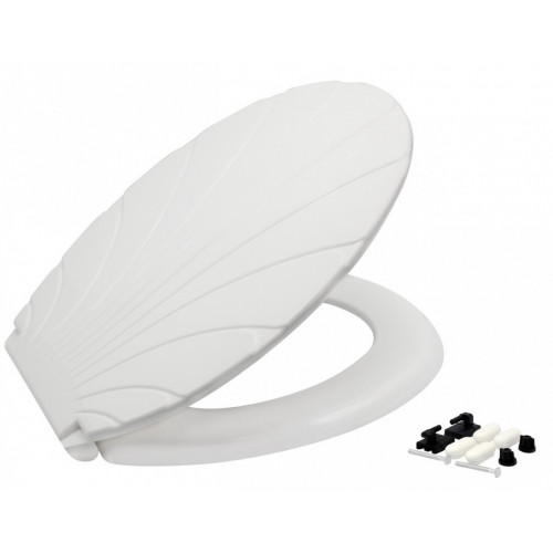 Сиденье для унитаза Ракушка с этикеткой 