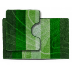 Килимок 2-й 60х100 турция зелений + оливковий + салатовий