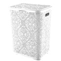 Корзина для белья 2130 01 Lace 60л белый 425х370х563 