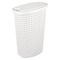 Корзина для білизни 2129 07 Slim 45л білий 425x320x620