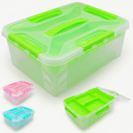 Бокс контейнер 10л с ручкой и вкладышем ПГ