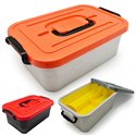 Бокс контейнер 3,8л з вкладом кольоровий