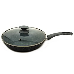 Сковорода 1743 мармур 28см з кришкою