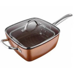 Сковорода 1499 фритюрниця квадратна з крышкою