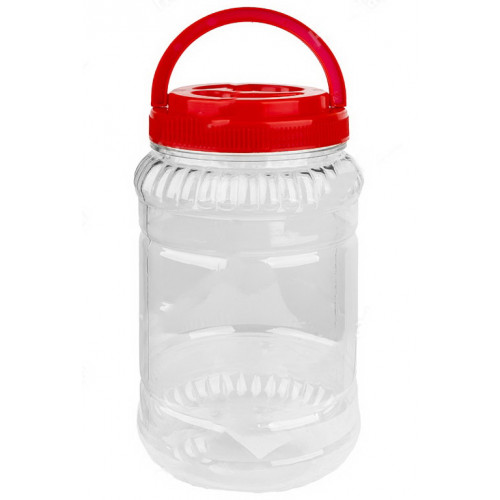 Банка пластиковая 2л с крышкой 70801