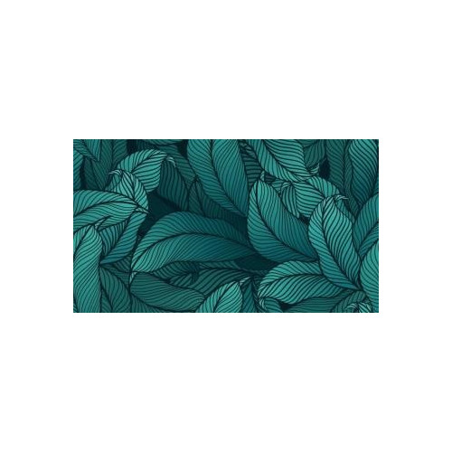 Коврик резина K-603-50 принт 90х60х0,12 Папоротник