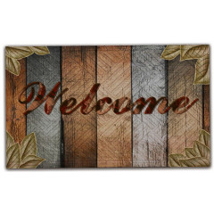 Килимок гума K-603-265 принт 90х60х0,12 Welcome