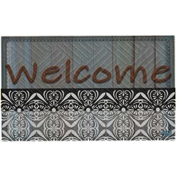 Килимок гума K-603-281 принт 90х60х0,12 Welcome