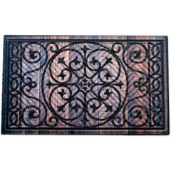 Коврик резина K-603-29 принт 90х60х0,12 Кованый декор