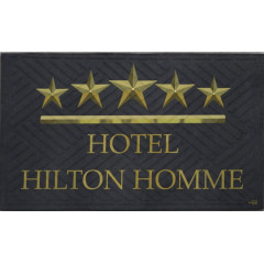 Килимок гума K-603-242 принт 90х60х0,12 Hotel Hilton Homme