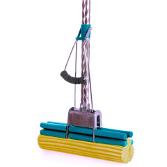 Швабра 2-й віджим 8102-2 косичка блакитний