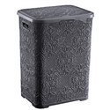 Корзина для білизни 2130 03 Lace 42л антрацит 385х325х500