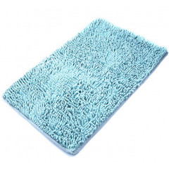 Коврик Лапша 60х90 голубой светлый