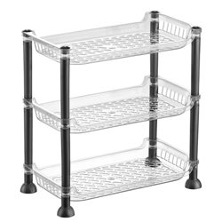 Етажерка на стіл 3-яр 5158 94 прямокутна прозора