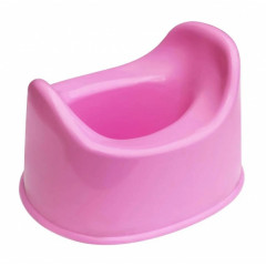 Горшок детский овал Пагро розовый