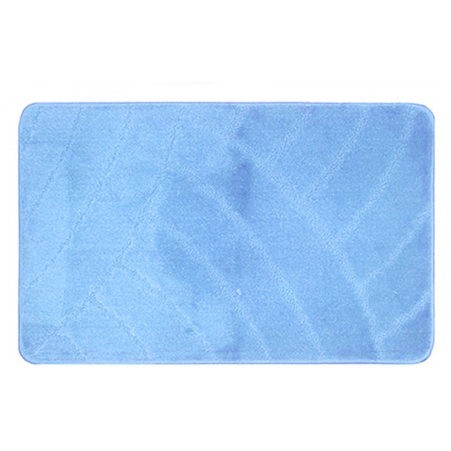 Коврик 1-й 55х90 турция голубой светлый