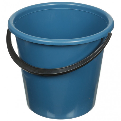 Ведро  8л с ободком цветное