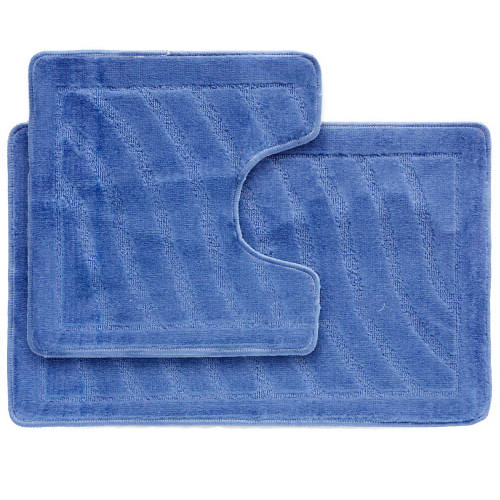 Коврик 2-й 60х100 турция голубой