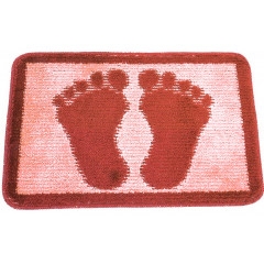 Килимок Стопи 40х60 для ванной теракот