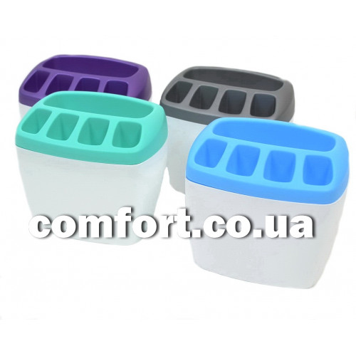 Стакан для зубных щеток квадратный