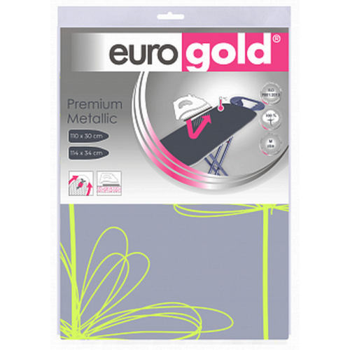 Чехол на гладильную доску 114х34см Metallic DC34F3M