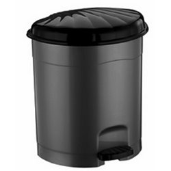 Ведро с педалью 4150 01 Shell 8,0л черный