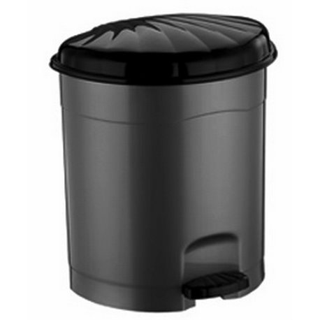 Ведро с педалью 4150 01 Shell 8,0л черный