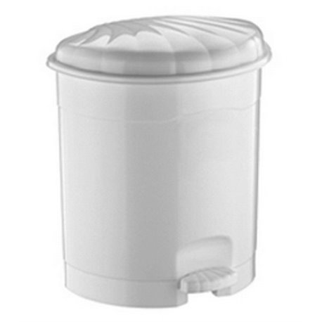 Відро з педаллю 4150 01 Shell 8,0л білий