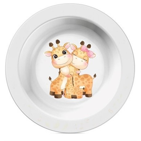 Тарелка глубокая 0,4л с декором