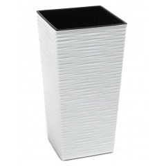 Вазон Финезия напольный долото 250х250  589 белый