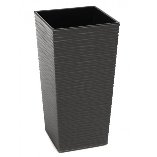 Вазон Фінезія підлоговий долото 250х250 589 графітовий металік