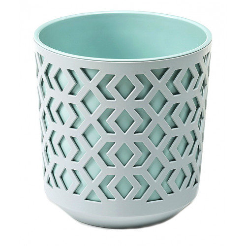 Вазон Ацтек 250 світло-сірий + мятний